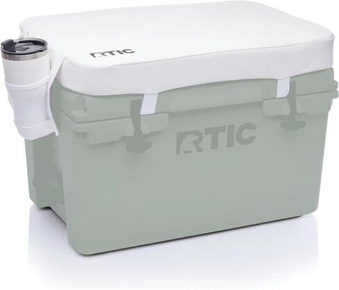 RTIC Ultra-Tough Cooler Seat Cushion, Great for Family Travels, Boating Or Hunting, Easy Clean Vinyl, Buckle Fastening and Anti Slip in Saudi Arabia