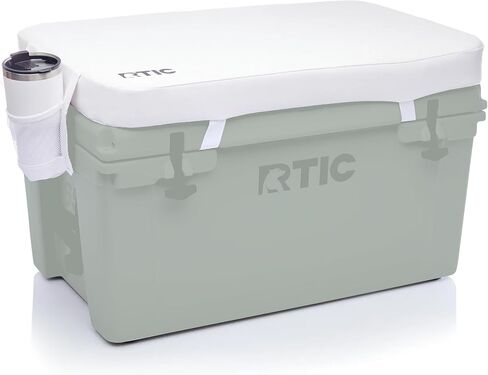 RTIC Ultra-Tough Cooler Seat Cushion, Great for Family Travels, Boating Or Hunting, Easy Clean Vinyl, Buckle Fastening and Anti Slip in Saudi Arabia
