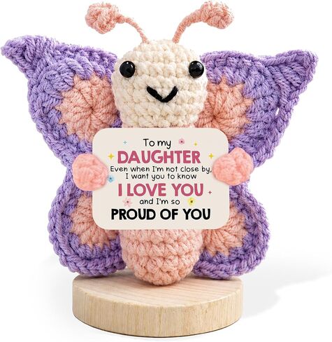 Retirement Gift for Woman 2026 - Happy Retirement Party Decorations for Women - Farewell Retired Gifts for Friends, Boss, Coworkers - Never Underestimate The Difference Positive Crochet Butterfly in Saudi Arabia