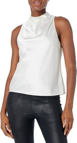 Theory Women's Satin High Cowl-Neck Top in Kuwait