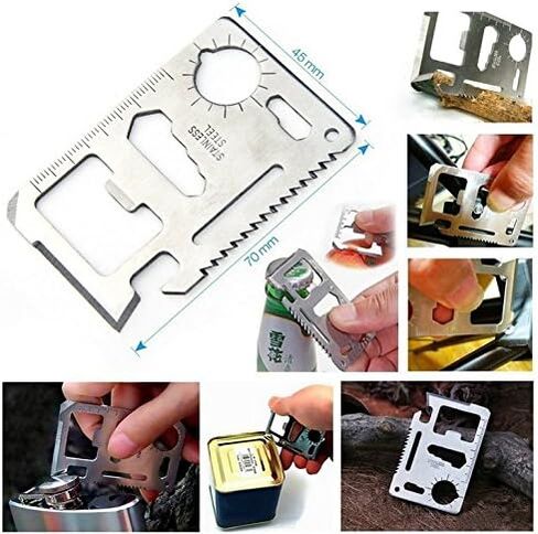 FixtureDisplays® Emergency Survival Kits 11-in-1, Multi Professional Survival Tools Outdoor Survival Gear Kit for Traveling Hiking Biking Climbing Hunting 16854NEW-NPF in Saudi Arabia