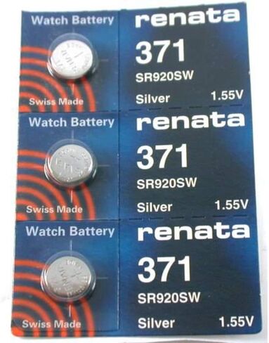 #371 Renata Watch Batteries 3Pcs in Kuwait