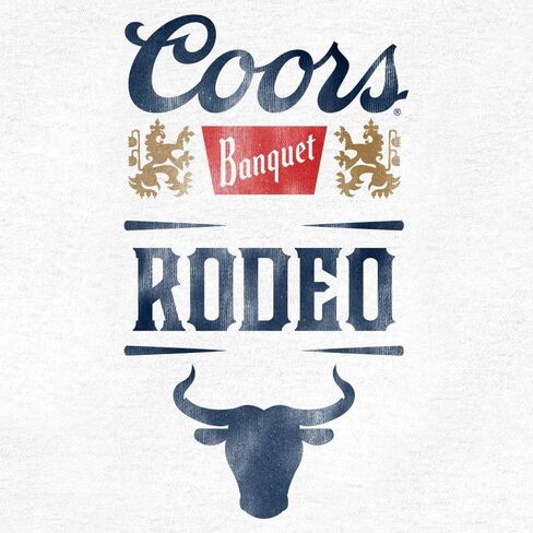 Tee Luv Men's Faded Coors Banquet Rodeo Double Sided Sleeveless Muscle Tee Shirt in Kuwait