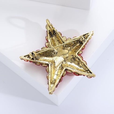 Star Brooches and Pins for Women Shawl Pins Rhinestone Brooch Rhinestone Jewelry Christmas Gifts in Kuwait
