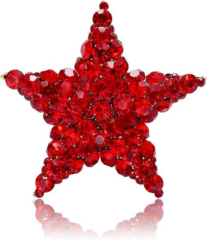 Star Brooches and Pins for Women Shawl Pins Rhinestone Brooch Rhinestone Jewelry Christmas Gifts in Kuwait