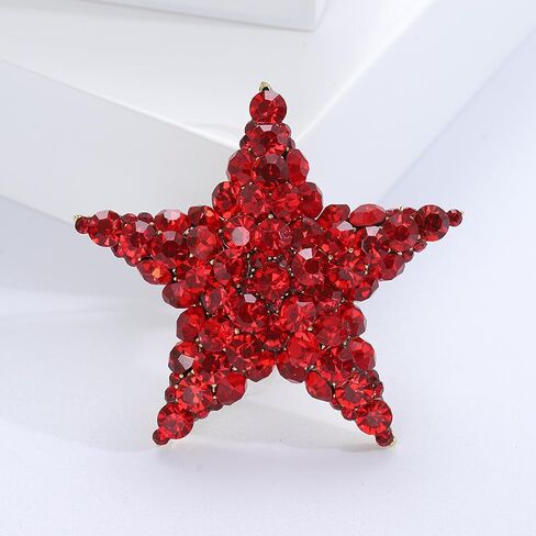 Star Brooches and Pins for Women Shawl Pins Rhinestone Brooch Rhinestone Jewelry Christmas Gifts in Kuwait
