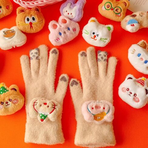 24PCS Goodie Bags Stuffers Plush Cute Pins for Backpacks Decorations Hat Clothes Accessories Valentine's Gift Bulk Birthday Return Gifts. in Saudi Arabia