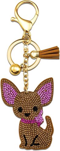Chihuahua Gifts Chihuahua Accessories for Women Dog Mom Chihuahuas Keychains Dog Mom Gifts for Small Dogs Lovers Birthday Christmas Gift Purse Charm in Saudi Arabia