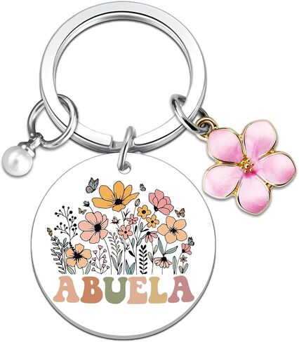 Abuela Gifts for Grandma Keychain Abuelos Birthday Gifts for Women Best Abuelita Mother's Day Christmas Gift for Abuela in Saudi Arabia