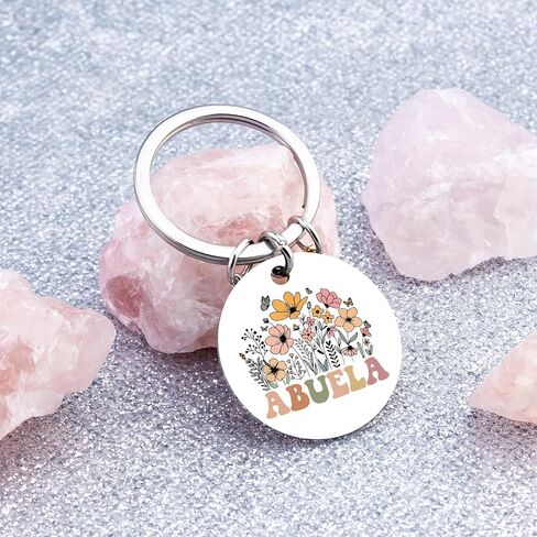 Abuela Gifts for Grandma Keychain Abuelos Birthday Gifts for Women Best Abuelita Mother's Day Christmas Gift for Abuela in Saudi Arabia