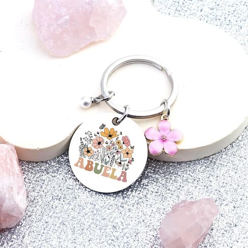 Abuela Gifts for Grandma Keychain Abuelos Birthday Gifts for Women Best Abuelita Mother's Day Christmas Gift for Abuela in Saudi Arabia