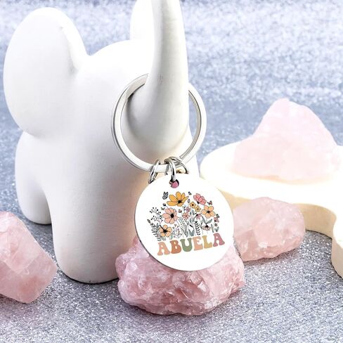 Abuela Gifts for Grandma Keychain Abuelos Birthday Gifts for Women Best Abuelita Mother's Day Christmas Gift for Abuela in Saudi Arabia