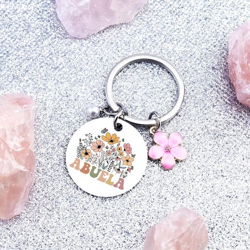 Abuela Gifts for Grandma Keychain Abuelos Birthday Gifts for Women Best Abuelita Mother's Day Christmas Gift for Abuela in Saudi Arabia