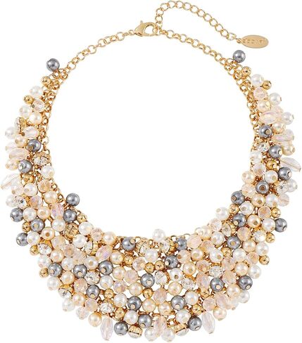 Bocar Fashion Crystal Chunky Collar Statement Necklace for Women Gift in Kuwait