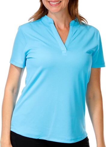 Women's Short Sleeve Freeline Collared Top in Saudi Arabia