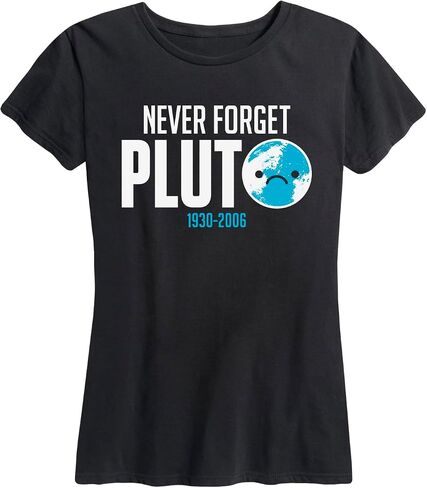 Instant Message - Never Forget Pluto - Women's Short Sleeve Graphic T-Shirt in Saudi Arabia