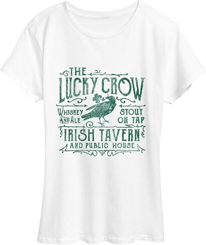 Instant Message - Lucky Crow - Women's Short Sleeve Graphic T-Shirt in Saudi Arabia