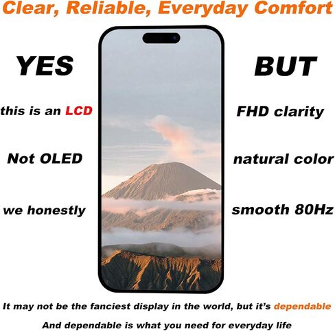DIGI4U OLED for iPhone 15 Pro Screen Replacement, 6.1'' FHD COF [NOT LCD] Screen for iPhone 15 Pro Display Digitizer Assembly, with Repair Tool Kit for iPhone 15 Pro Replacement Screen in Saudi Arabia