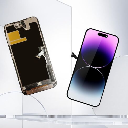 DIGI4U OLED for iPhone 15 Pro Screen Replacement, 6.1'' FHD COF [NOT LCD] Screen for iPhone 15 Pro Display Digitizer Assembly, with Repair Tool Kit for iPhone 15 Pro Replacement Screen in Saudi Arabia