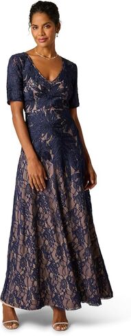 Adrianna Papell Women's Soutache Lace Dress in Kuwait