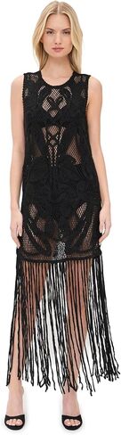 The Garment Women's Kim Fringed Crochet Dress in Kuwait