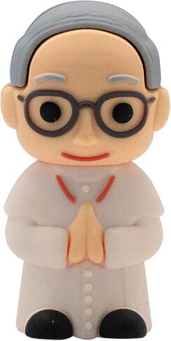 Mini Pope Leo XIV Figurine | Pocket-Sized Catholic Faith Icon for Home, Office, or Desk | 2" Tall Mini Statue | Great Gift for Confirmation (1) in Kuwait
