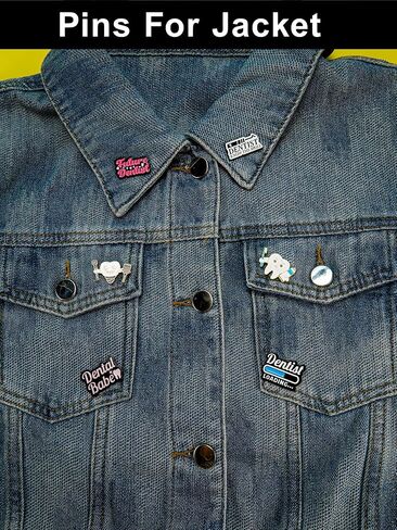 16-Piece Cute Dental Enamel Pins – Adorable Dentist Pins for Dentists, Dental Students & Enthusiasts – Fun and Creative Gift Idea in Saudi Arabia