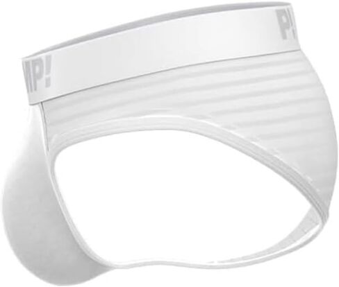 Pump! Whisper White Brief - Men's Underwear Briefs, Low Rise Boys Briefs, Waistband Men's Brief, Micro Mesh Fabric in Saudi Arabia