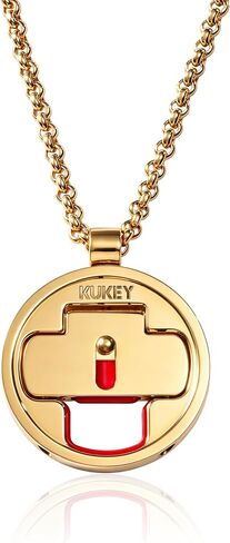 KUKEY Original Eyewear Pendant Necklace, Global Exclusive Pioneer Design, Watch-Grade 18K Gold Plating, Adjustable Chain, Universal for Holding Sunglasses, Reading Glasses, AI Glasses & Wireless Mic in Kuwait