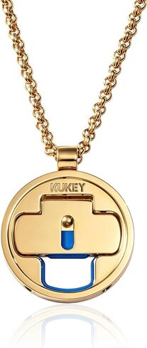 KUKEY Original Eyewear Pendant Necklace, Global Exclusive Pioneer Design, Watch-Grade 18K Gold Plating, Adjustable Chain, Universal for Holding Sunglasses, Reading Glasses, AI Glasses & Wireless Mic in Kuwait
