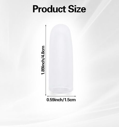 20 Pcs Thumb Protector, Gel Waterproof Thumb Covers for Wounds, Eczema | waterproof thumb covers for wounds silicone thumbs protector pottery finger nail cover gel protectors in Saudi Arabia