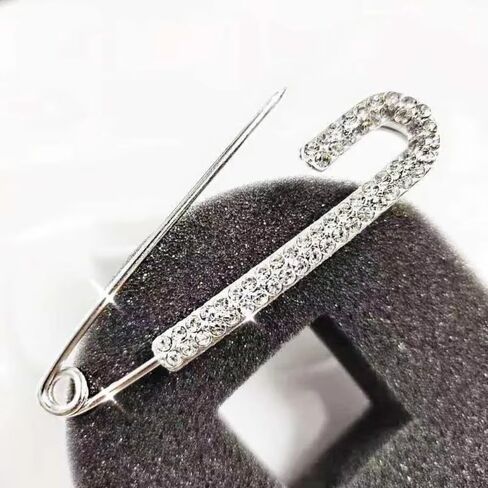 3pcs Full Diamond Brooch Female Fashion Temperament Coat Suit Fixed Pin Fashion Shawl Buckle in Kuwait