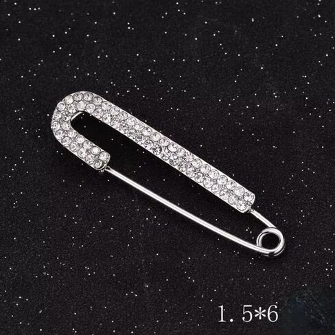 3pcs Full Diamond Brooch Female Fashion Temperament Coat Suit Fixed Pin Fashion Shawl Buckle in Kuwait