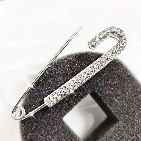 3pcs Full Diamond Brooch Female Fashion Temperament Coat Suit Fixed Pin Fashion Shawl Buckle in Kuwait
