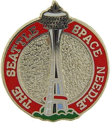 Seattle Space Needle Decorative Fashion Pin 1" in Kuwait