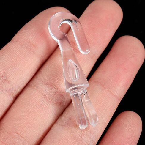 IMIKEYA 6pcs Blind Wand Hook Replacement - Clear Plastic Turn Rod Head Tips Shutter Window Replacements for Vertical and Horizontal Mini, Universal Control Parts in Kuwait