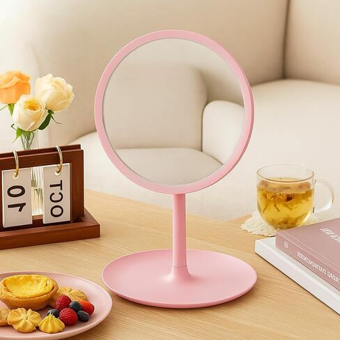 MAQUITA 10 Pcs Spa Party Mirrors Spa Party Supplies Desk Mirror Bulk Mirror for Sleepover Favors Makeup Mirrors for Sleepover Slumber Birthday Favors Gift (Pink) in Saudi Arabia