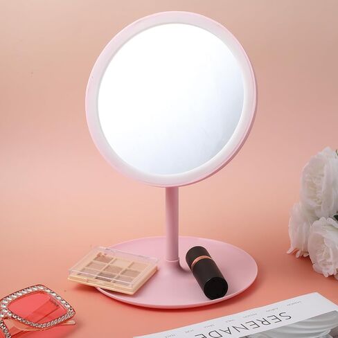 MAQUITA 10 Pcs Spa Party Mirrors Spa Party Supplies Desk Mirror Bulk Mirror for Sleepover Favors Makeup Mirrors for Sleepover Slumber Birthday Favors Gift (Pink) in Saudi Arabia