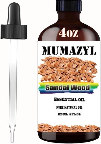 Sandalwood Essential Oil, Sandalwood Oil 4 Fl Oz 120ML for Halloween Thanksgiving Day Christmas New Year's Day Gifts in Saudi Arabia