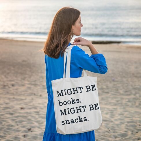 Gifts for Book Lovers Cute Tote Bag, Canvas Bag for Women Grocery Shopping Travel Gym Weekender Vacation Womens Work Tote Bag Gifts in Saudi Arabia