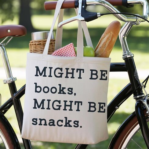 Gifts for Book Lovers Cute Tote Bag, Canvas Bag for Women Grocery Shopping Travel Gym Weekender Vacation Womens Work Tote Bag Gifts in Saudi Arabia
