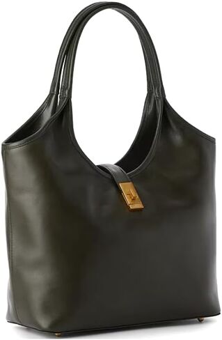 Vintage-Inspired Leather Tote by BRAHMIN in Kuwait