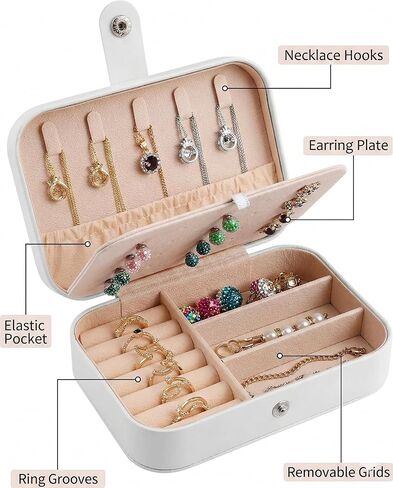 Showgirl Jewelry Box for Music Fans, Portable Travel Jewelry Case for Friendship Bracelets, Rings, Earrings and Necklaces, Swiftie Merch Gifts for Girls, Teens and Women. in Saudi Arabia