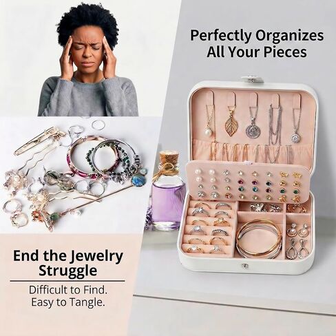 Showgirl Jewelry Box for Music Fans, Portable Travel Jewelry Case for Friendship Bracelets, Rings, Earrings and Necklaces, Swiftie Merch Gifts for Girls, Teens and Women. in Saudi Arabia