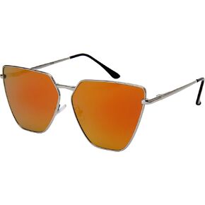 EDGEIWEAR Oversized Cat Eye Flat Lens Sunnies Spring Hinge W/Fiber Case M3158S in Saudi Arabia