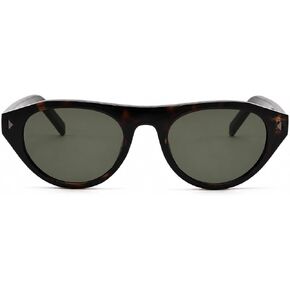 Bouryo Retro Small Oval Sunglasses for Women Vintage Stylish Narrow Cat Eye Design UV400 Protection in Saudi Arabia