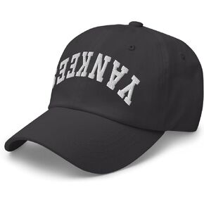 NG Yankees Upside Down Embroidered Curved Bill Cap Relaxed Fit Low Crown Adjustable Dad Hat in Saudi Arabia