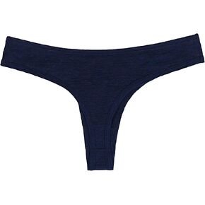 Arms of Andes Women's Alpaca Wool Thong: 160 Ultralight Black XS in Saudi Arabia