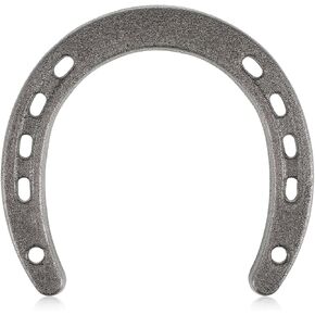 Garneck Horseshoe Wall Decor Iron Wall Hanging - Country Western Lucky Ornament Silver Metal Accent for Home Entryway Hallway Farmhouse Ranch Office Lucky Horse Shoe Decor 4.5 Inch in Saudi Arabia