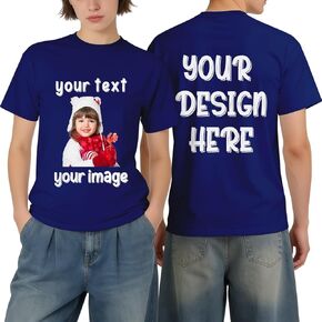 FEEGO Custom T Shirts Personalized Graphic Tees Customized T Shirt for Men Women Personalized Gifts for Women in Saudi Arabia